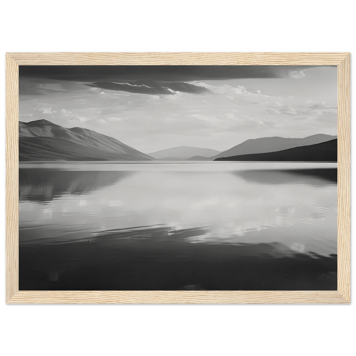 Evening, McDonald Lake, Glacier National Park Framed Poster | Ansel Adams Framed Prints Wall Art | Ansel Adams Store