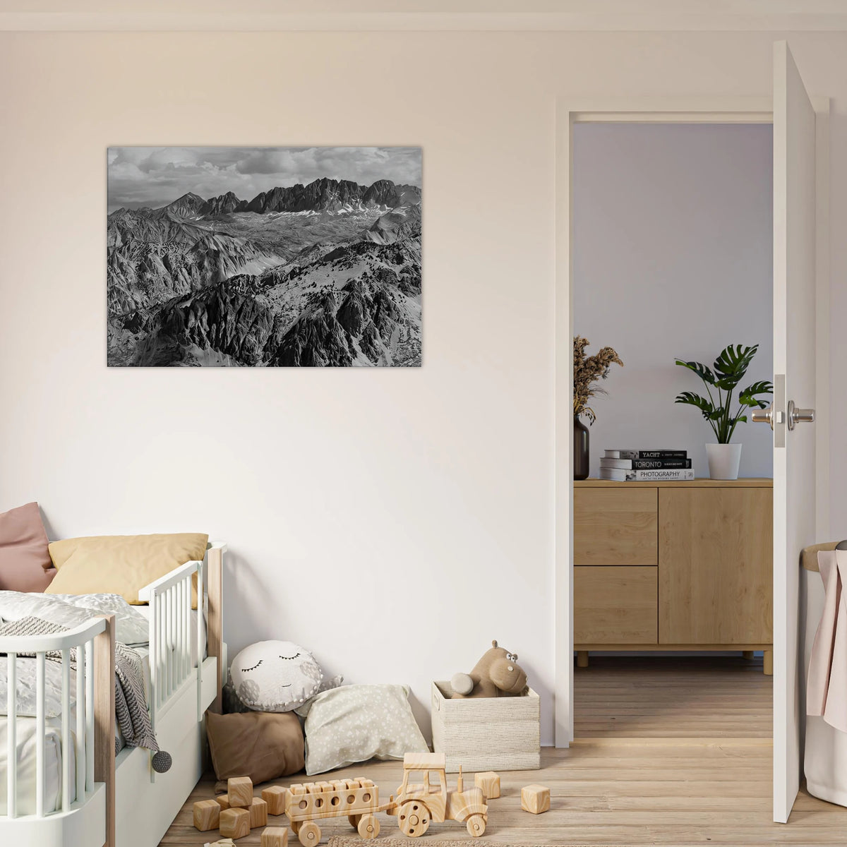 North Palisade from Windy Point Canvas | Ansel Adams Canvas | Ansel Adams Store