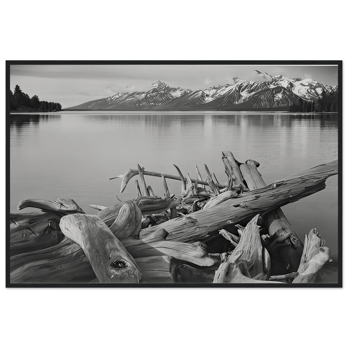 Grand Teton National Park, Wyoming Framed Poster | Ansel Adams Framed Prints Wall Art | Ansel Adams Store