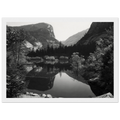 Mirror Lake, Morning, Yosemite National Park Framed Poster | Ansel Adams Framed Prints Wall Art | Ansel Adams Store