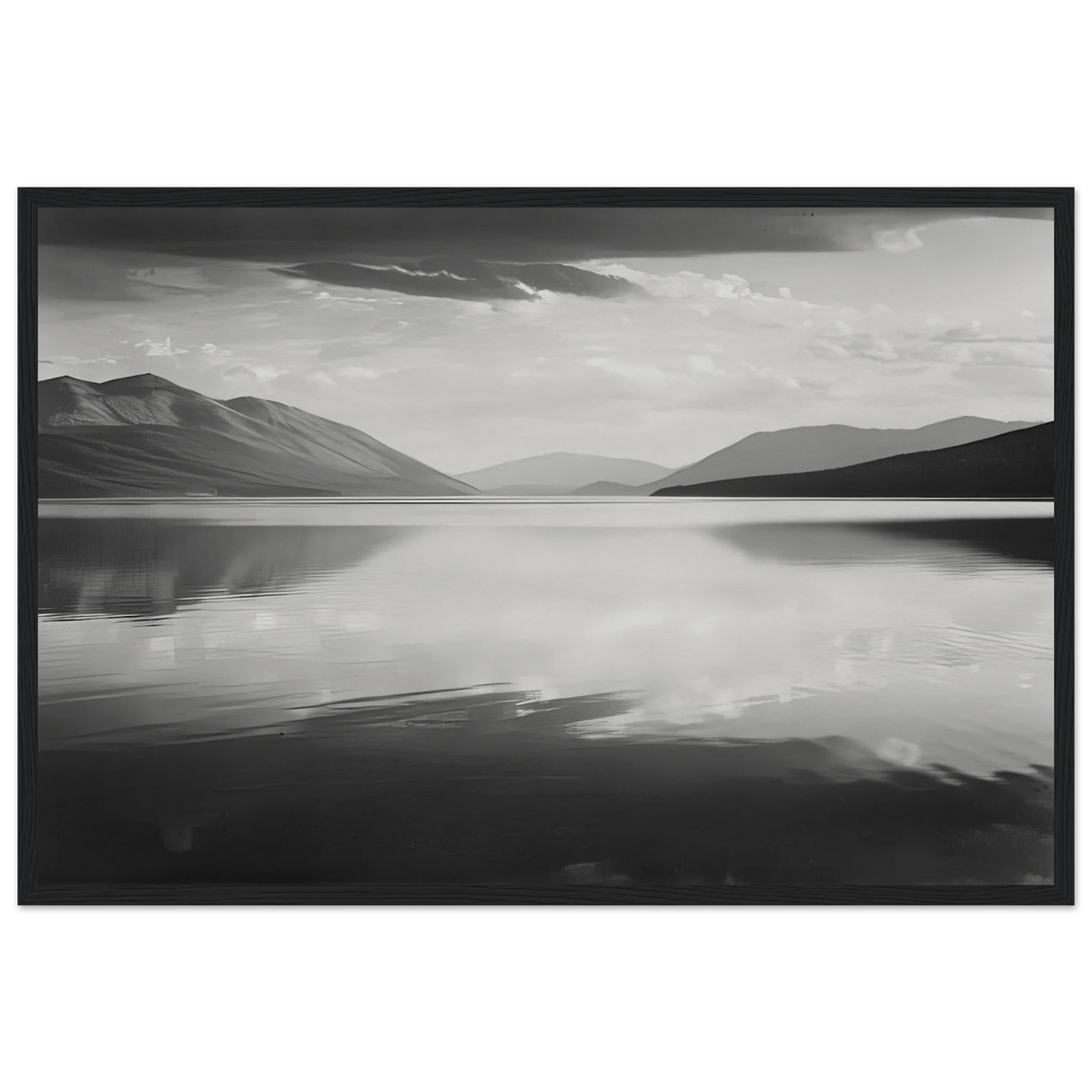 Evening, McDonald Lake, Glacier National Park Framed Poster | Ansel Adams Framed Prints Wall Art | Ansel Adams Store