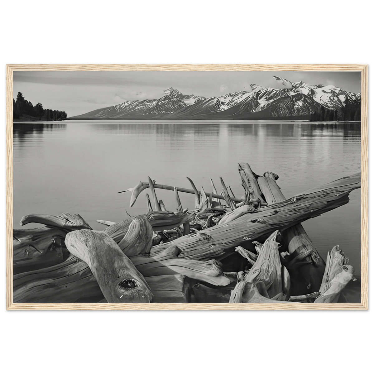 Grand Teton National Park, Wyoming Framed Poster | Ansel Adams Framed Prints Wall Art | Ansel Adams Store