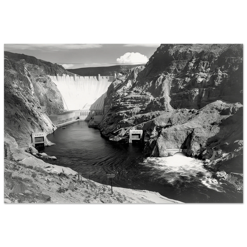 Boulder Dam Poster | Ansel Adams Poster | Ansel Adams Store