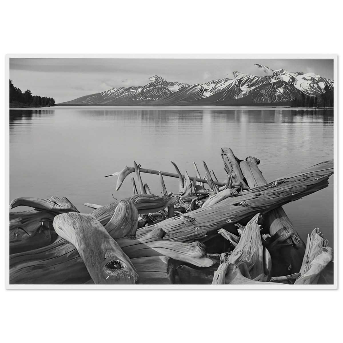 Grand Teton National Park, Wyoming Framed Poster | Ansel Adams Framed Prints Wall Art | Ansel Adams Store