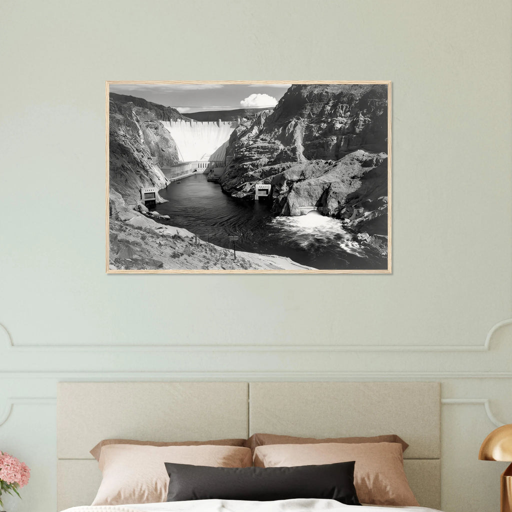 Boulder Dam Framed Poster | Ansel Adams Framed Prints Wall Art | Ansel Adams Store