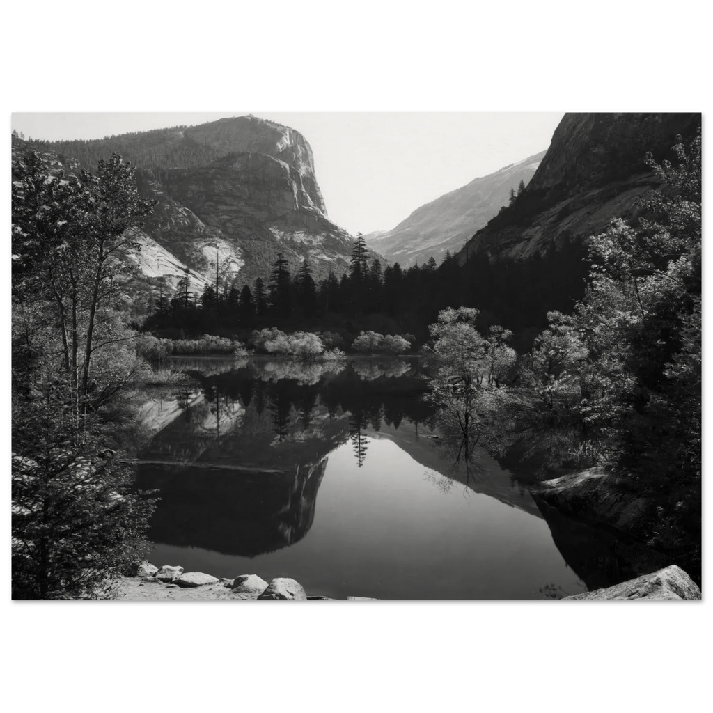 Mirror Lake, Morning, Yosemite National Park Poster | Ansel Adams Poster | Ansel Adams Store