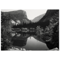 Mirror Lake, Morning, Yosemite National Park Poster | Ansel Adams Poster | Ansel Adams Store