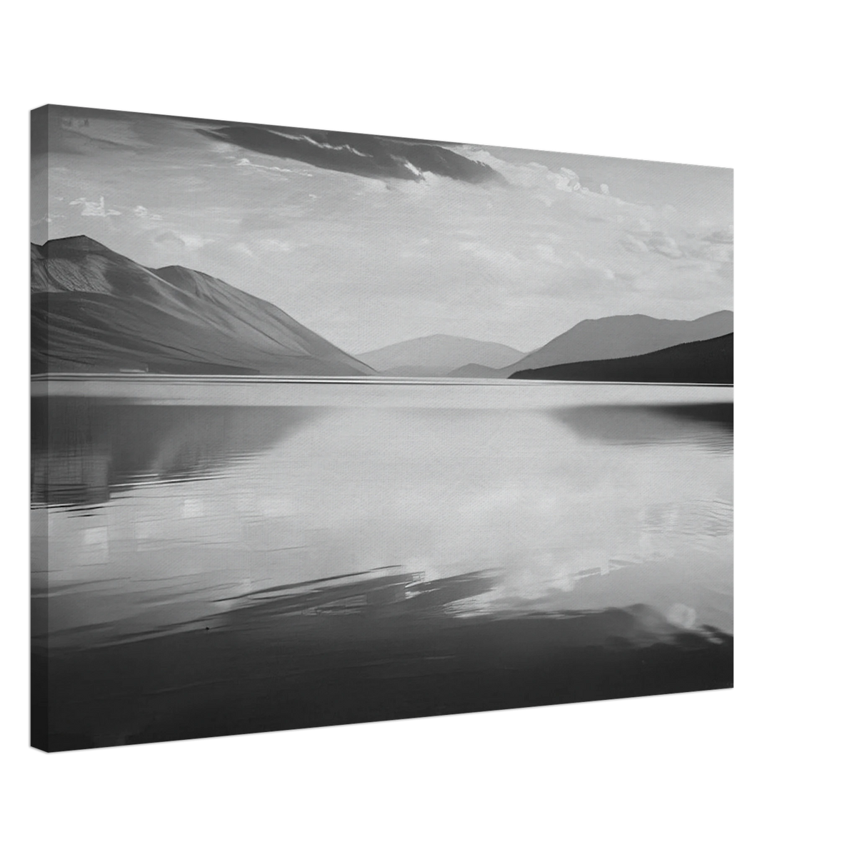 Evening, McDonald Lake, Glacier National Park Canvas | Ansel Adams Canvas | Ansel Adams Store