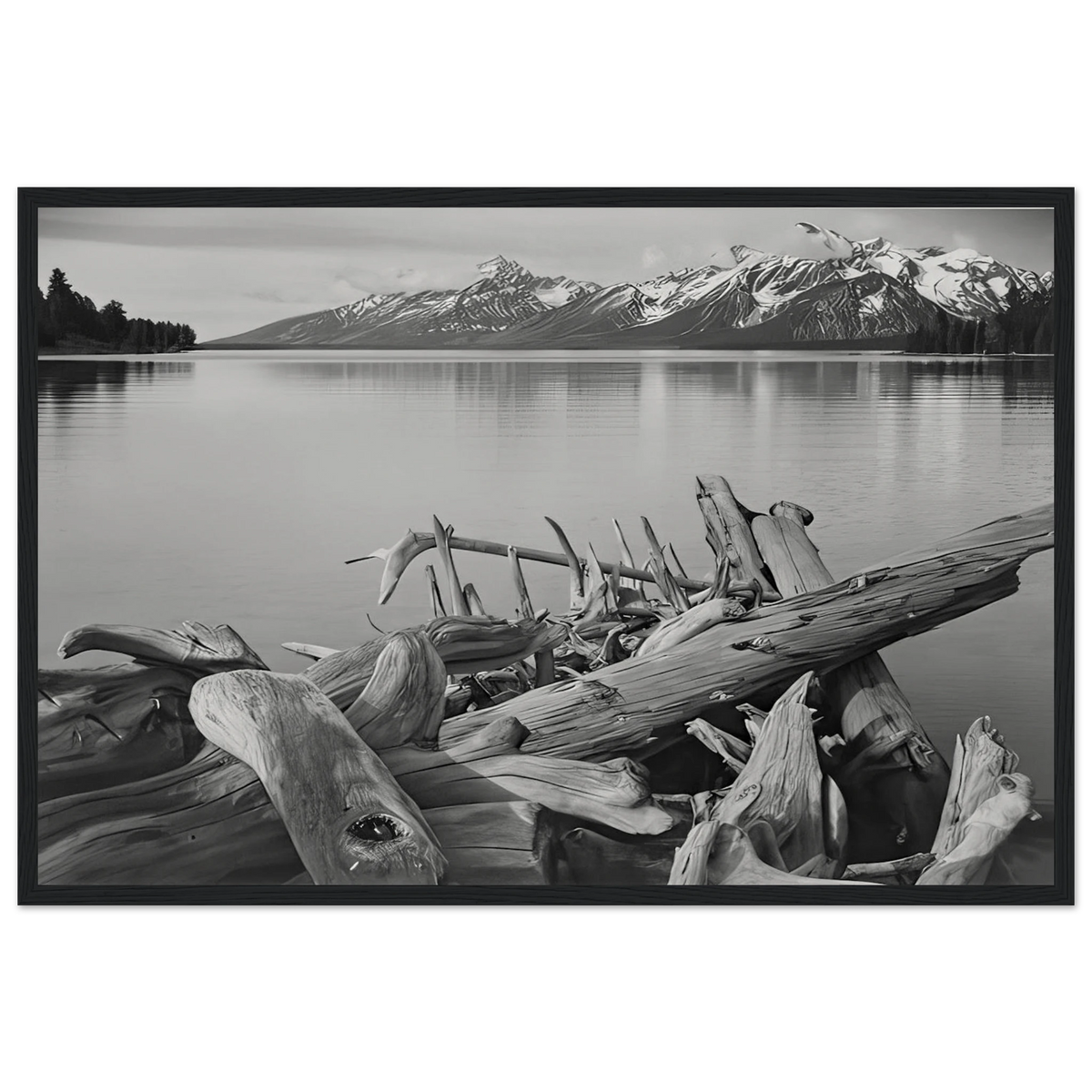 Grand Teton National Park, Wyoming Framed Poster | Ansel Adams Framed Prints Wall Art | Ansel Adams Store