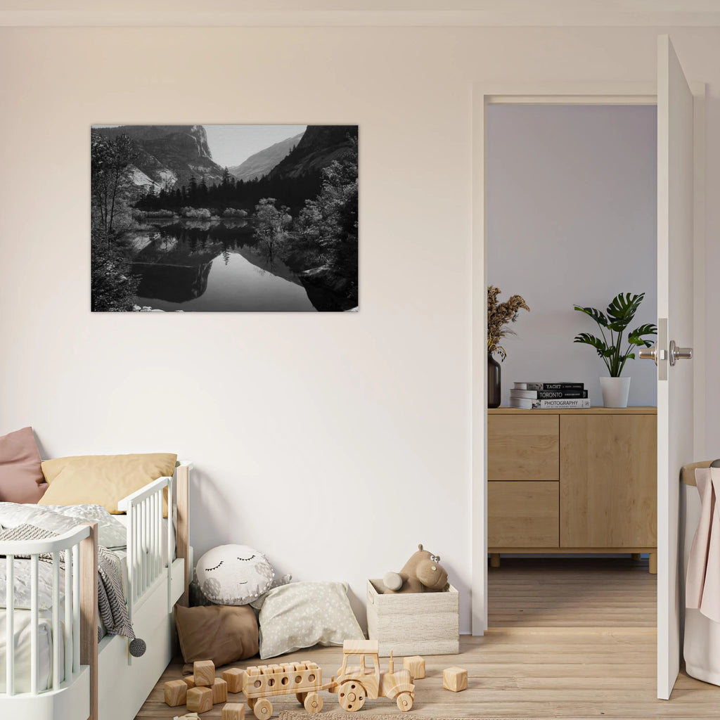 Mirror Lake, Morning, Yosemite National Park Canvas | Ansel Adams Canvas | Ansel Adams Store