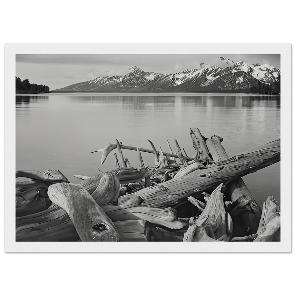 Grand Teton National Park, Wyoming Framed Poster | Ansel Adams Framed Prints Wall Art | Ansel Adams Store