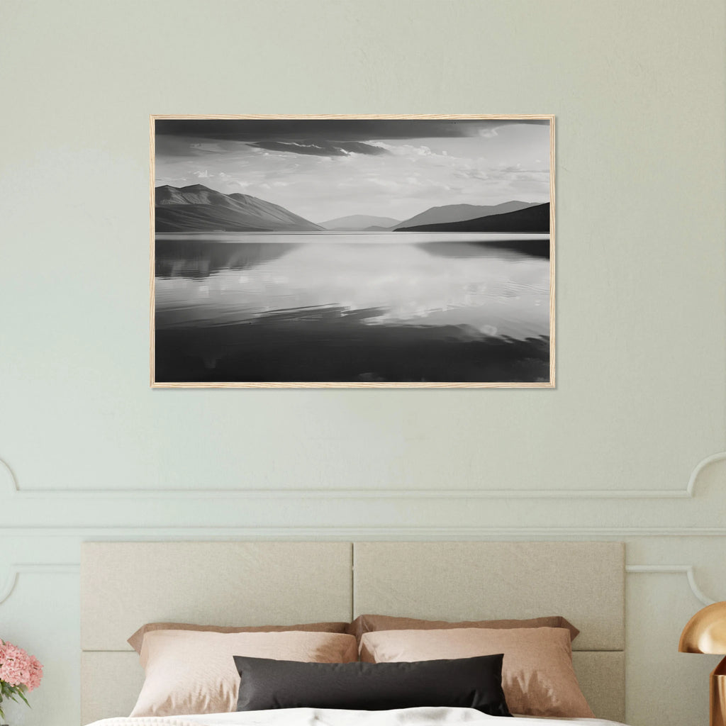 Evening, McDonald Lake, Glacier National Park Framed Poster | Ansel Adams Framed Prints Wall Art | Ansel Adams Store