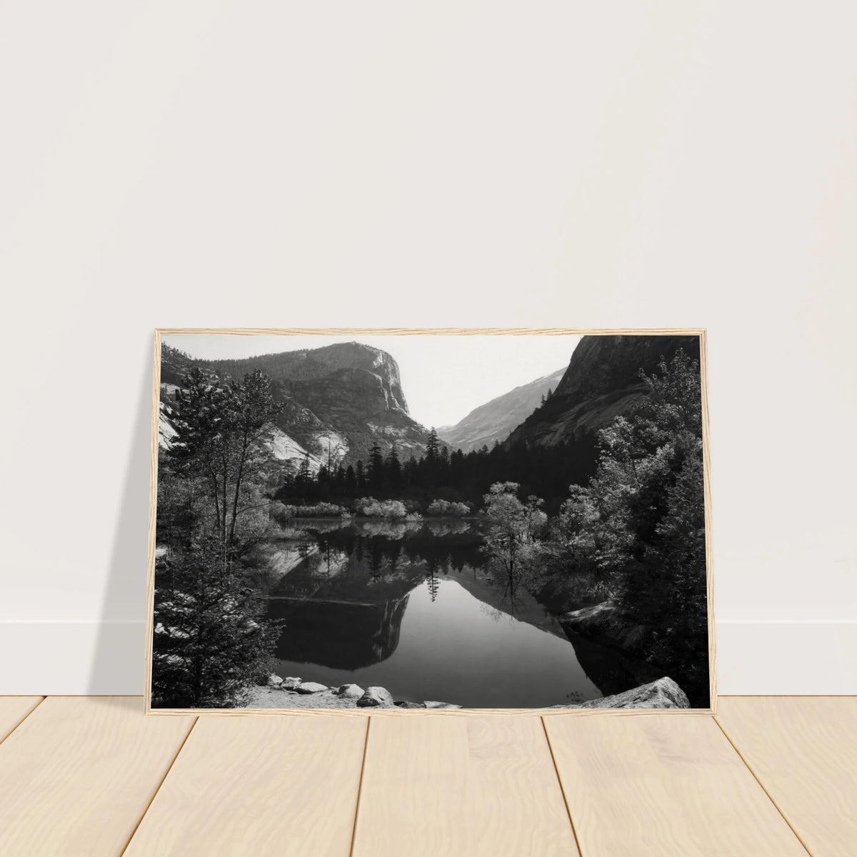 Mirror Lake, Morning, Yosemite National Park Framed Poster | Ansel Adams Framed Prints Wall Art | Ansel Adams Store