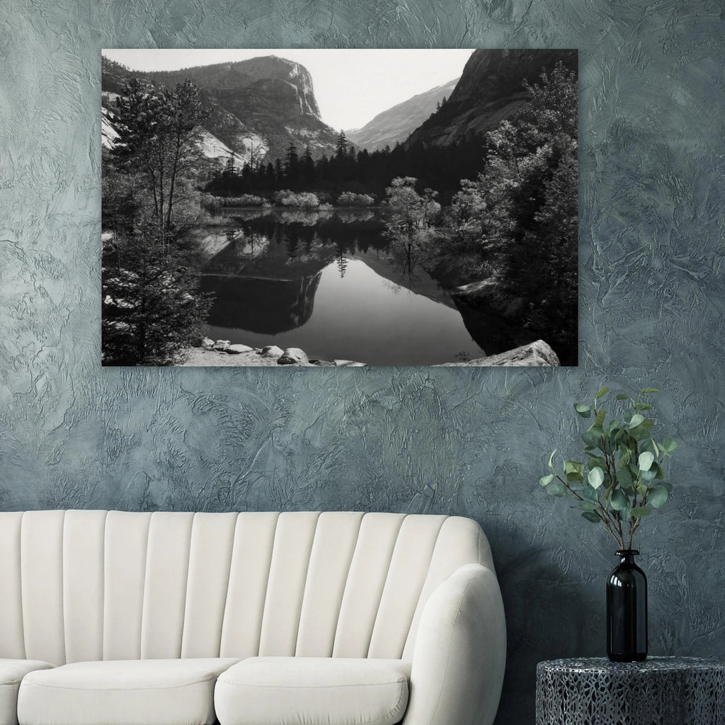 Mirror Lake, Morning, Yosemite National Park Poster | Ansel Adams Poster | Ansel Adams Store