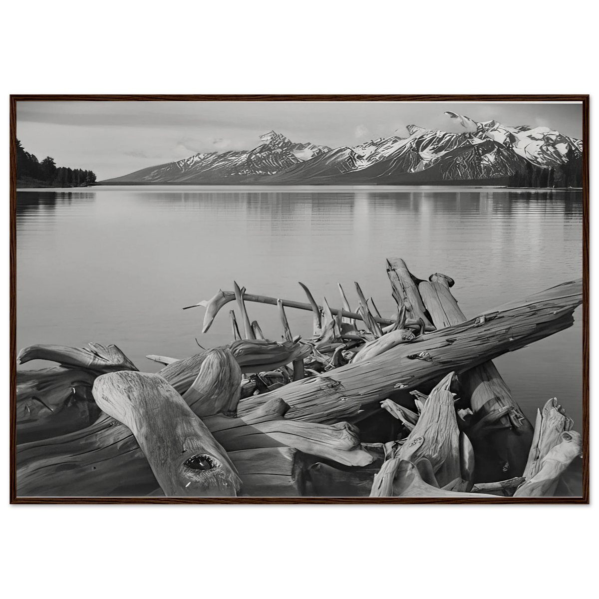 Grand Teton National Park, Wyoming Framed Poster | Ansel Adams Framed Prints Wall Art | Ansel Adams Store