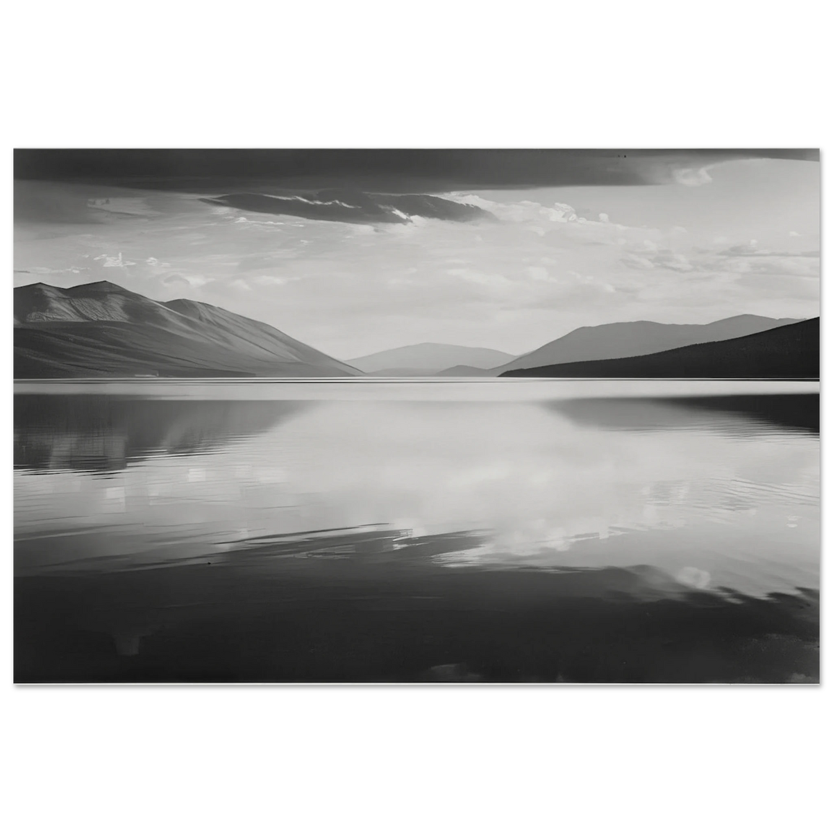 Evening, McDonald Lake, Glacier National Park Poster | Ansel Adams Poster | Ansel Adams Store