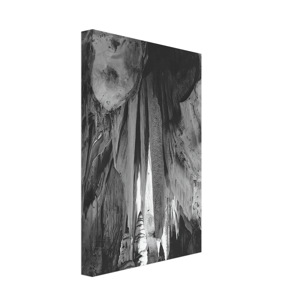 Onyx drapes in the Papoose Room, Carlsbad Caverns Canvas | Ansel Adams Canvas | Ansel Adams Store