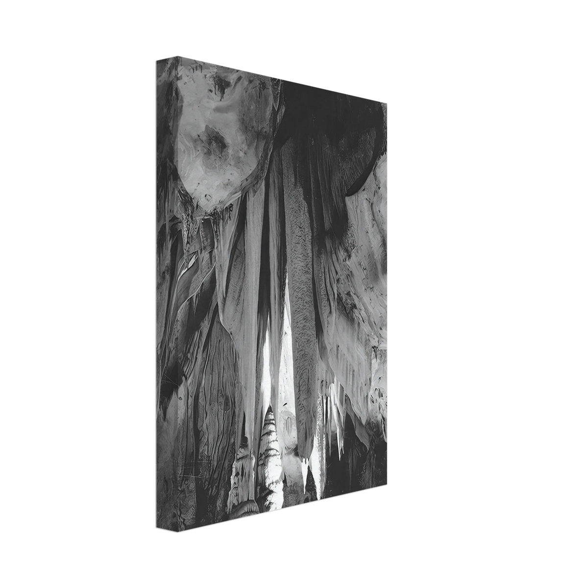 Onyx drapes in the Papoose Room, Carlsbad Caverns Canvas | Ansel Adams Canvas | Ansel Adams Store