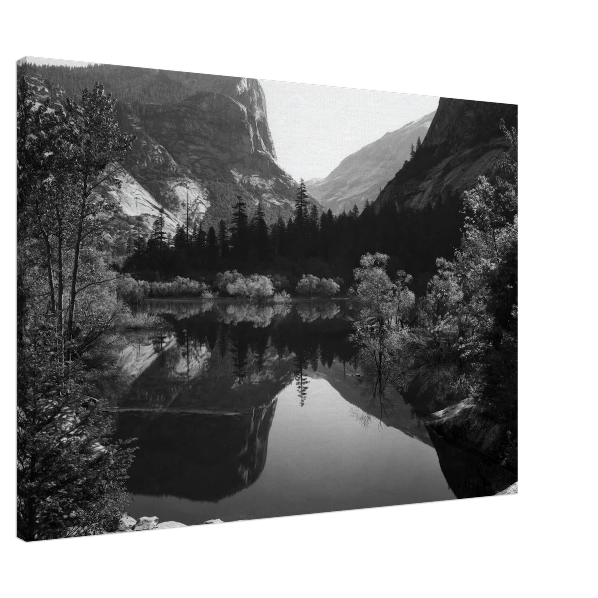Mirror Lake, Morning, Yosemite National Park Canvas | Ansel Adams Canvas | Ansel Adams Store