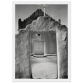 Church, Taos Pueblo Framed Poster | Ansel Adams Framed Prints Wall Art | Ansel Adams Store