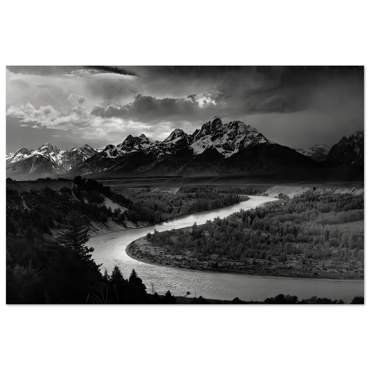 The Tetons and the Snake River Poster | Ansel Adams Poster | Ansel Adams Store