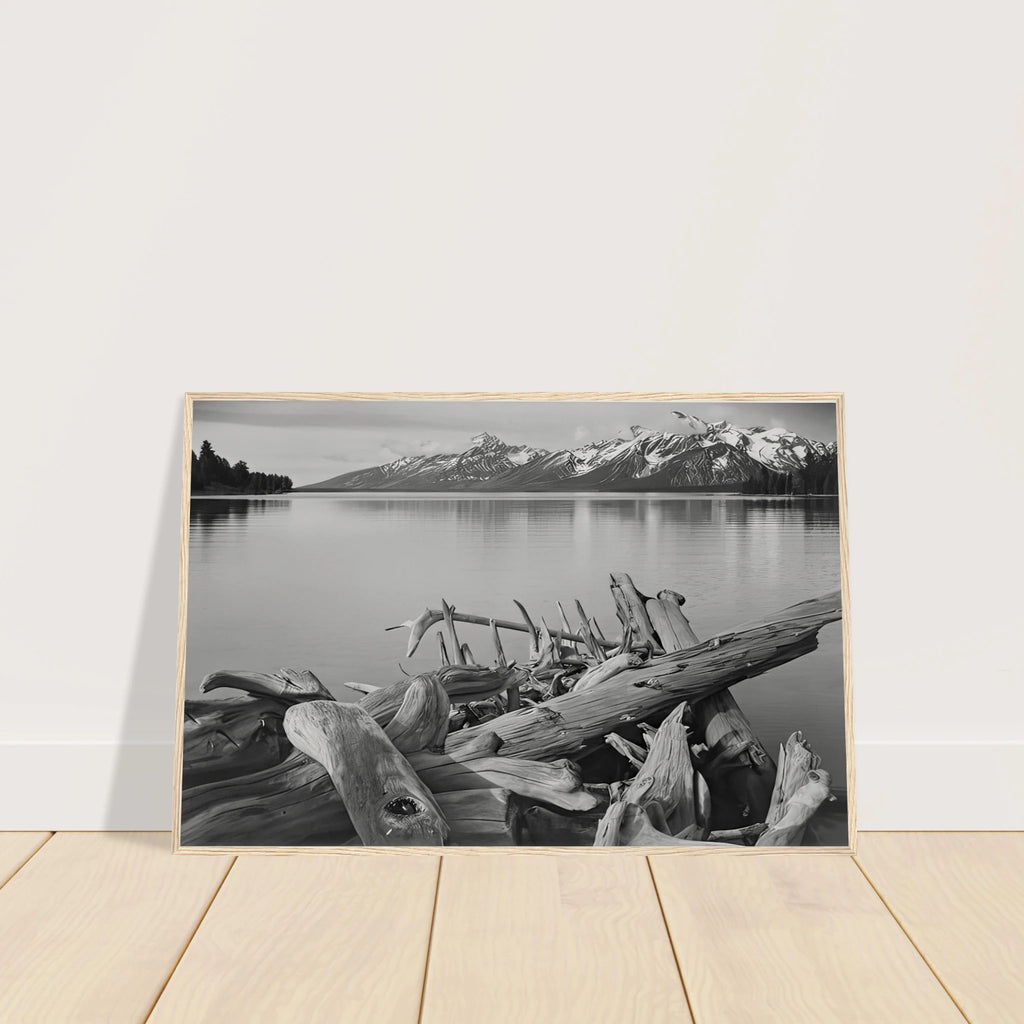 Grand Teton National Park, Wyoming Framed Poster | Ansel Adams Framed Prints Wall Art | Ansel Adams Store