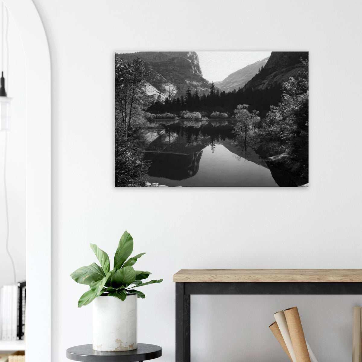 Mirror Lake, Morning, Yosemite National Park Canvas | Ansel Adams Canvas | Ansel Adams Store