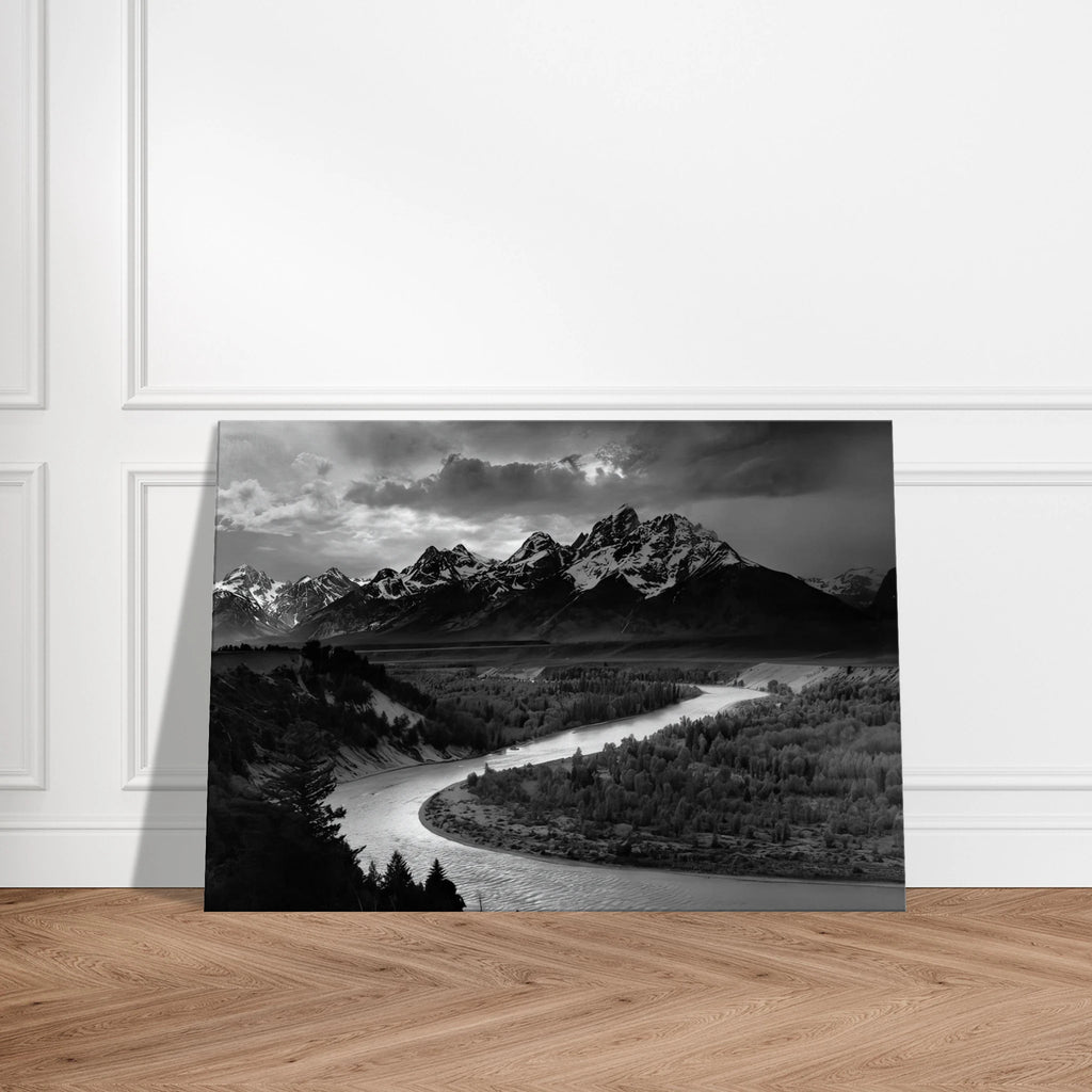 The Tetons and the Snake River Canvas | Ansel Adams Canvas | Ansel Adams Store