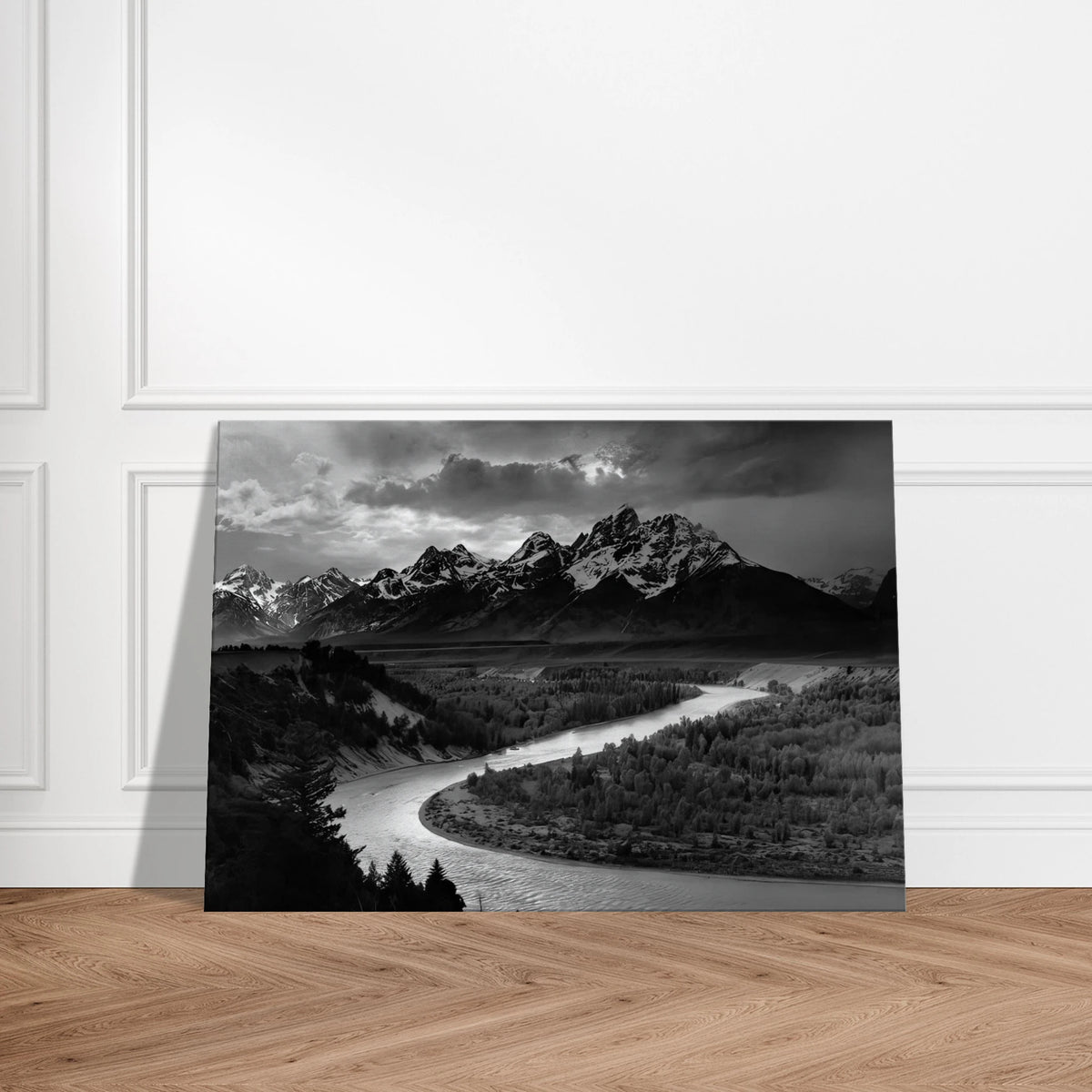 The Tetons and the Snake River Canvas | Ansel Adams Canvas | Ansel Adams Store