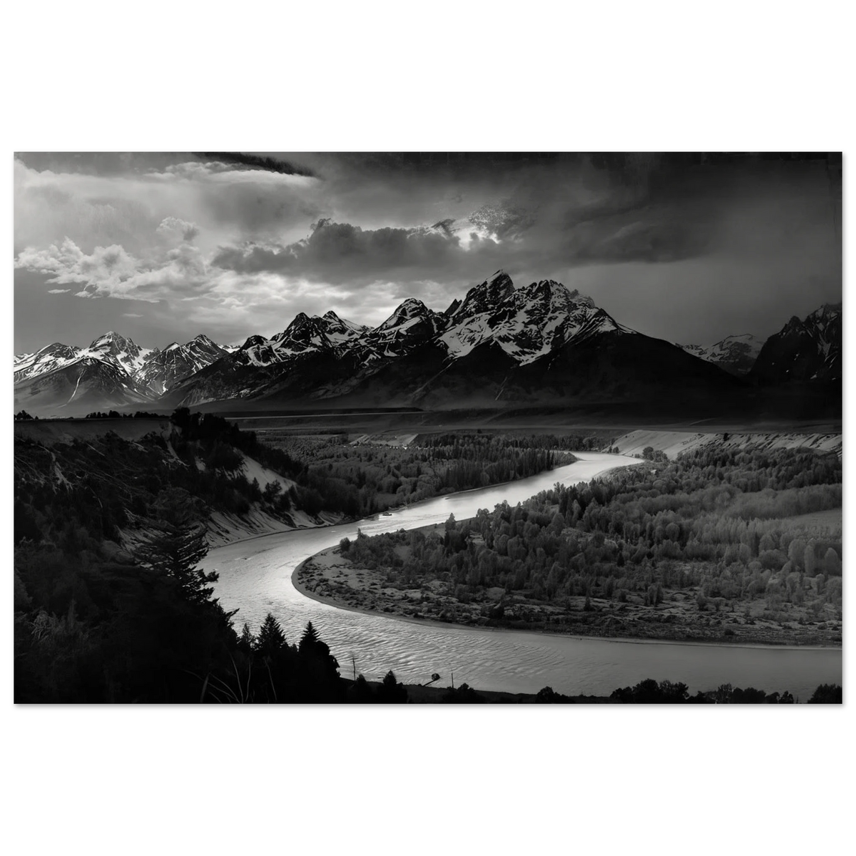 The Tetons and the Snake River Poster | Ansel Adams Poster | Ansel Adams Store