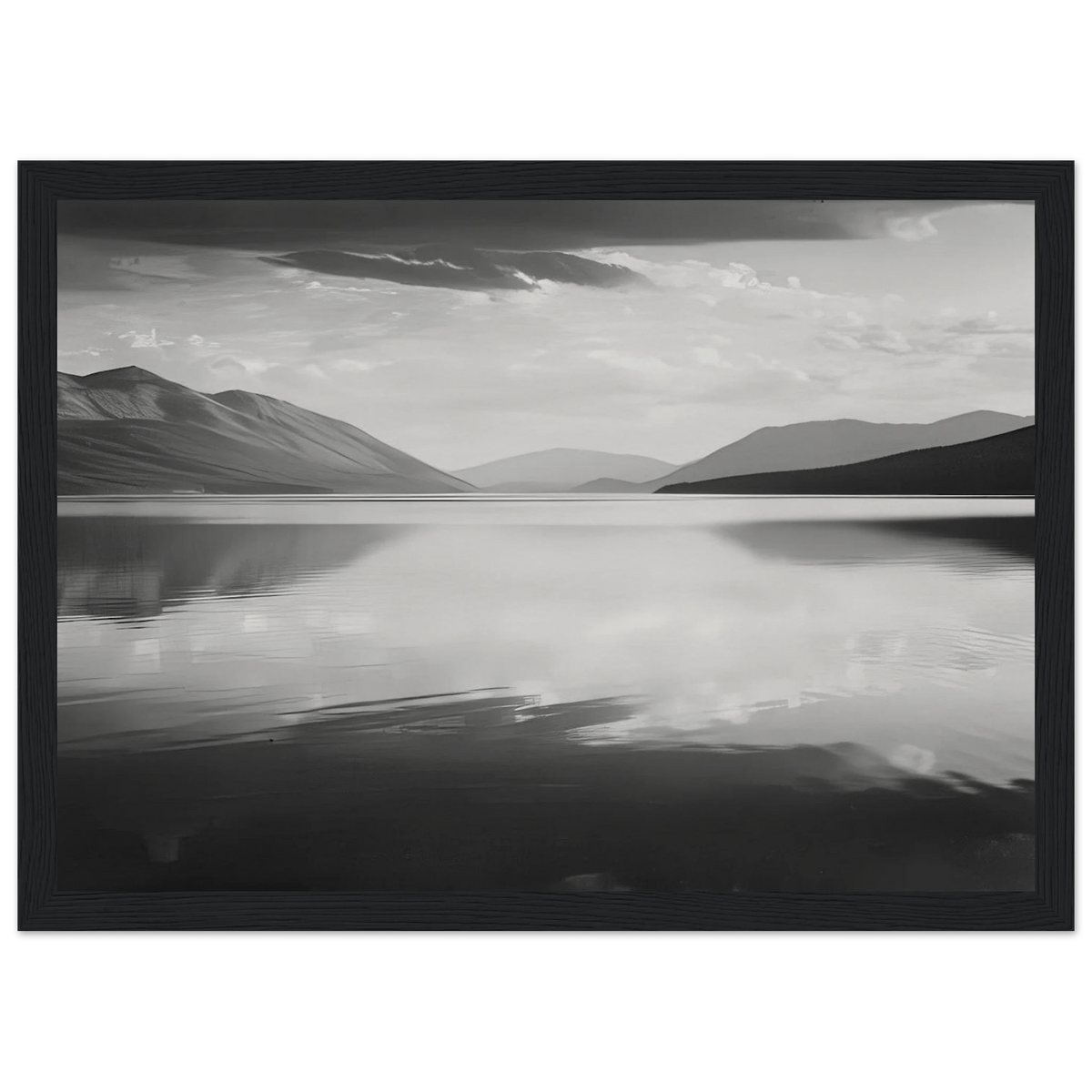 Evening, McDonald Lake, Glacier National Park Framed Poster | Ansel Adams Framed Prints Wall Art | Ansel Adams Store