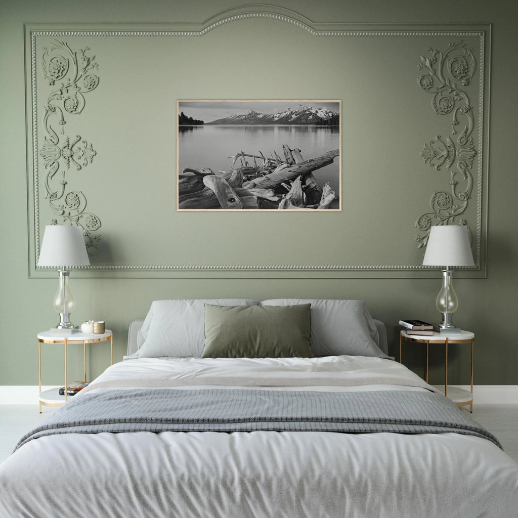 Grand Teton National Park, Wyoming Framed Poster | Ansel Adams Framed Prints Wall Art | Ansel Adams Store