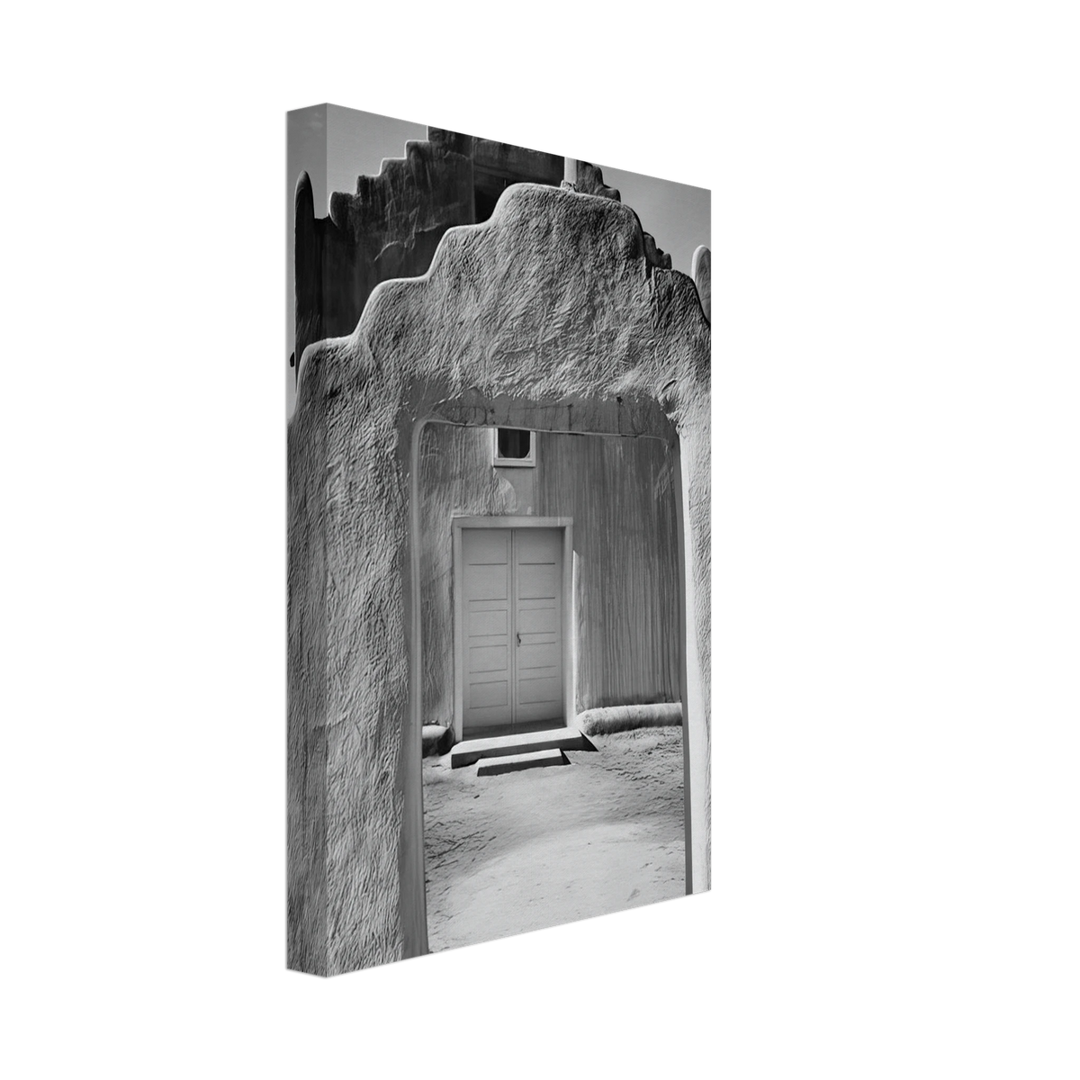 Church, Taos Pueblo Canvas | Ansel Adams Canvas | Ansel Adams Store