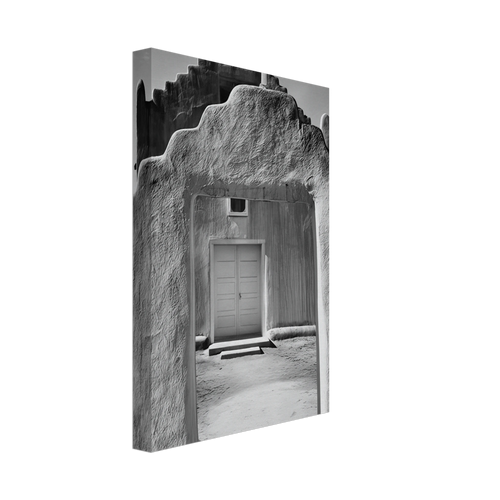 Church, Taos Pueblo Canvas | Ansel Adams Canvas | Ansel Adams Store
