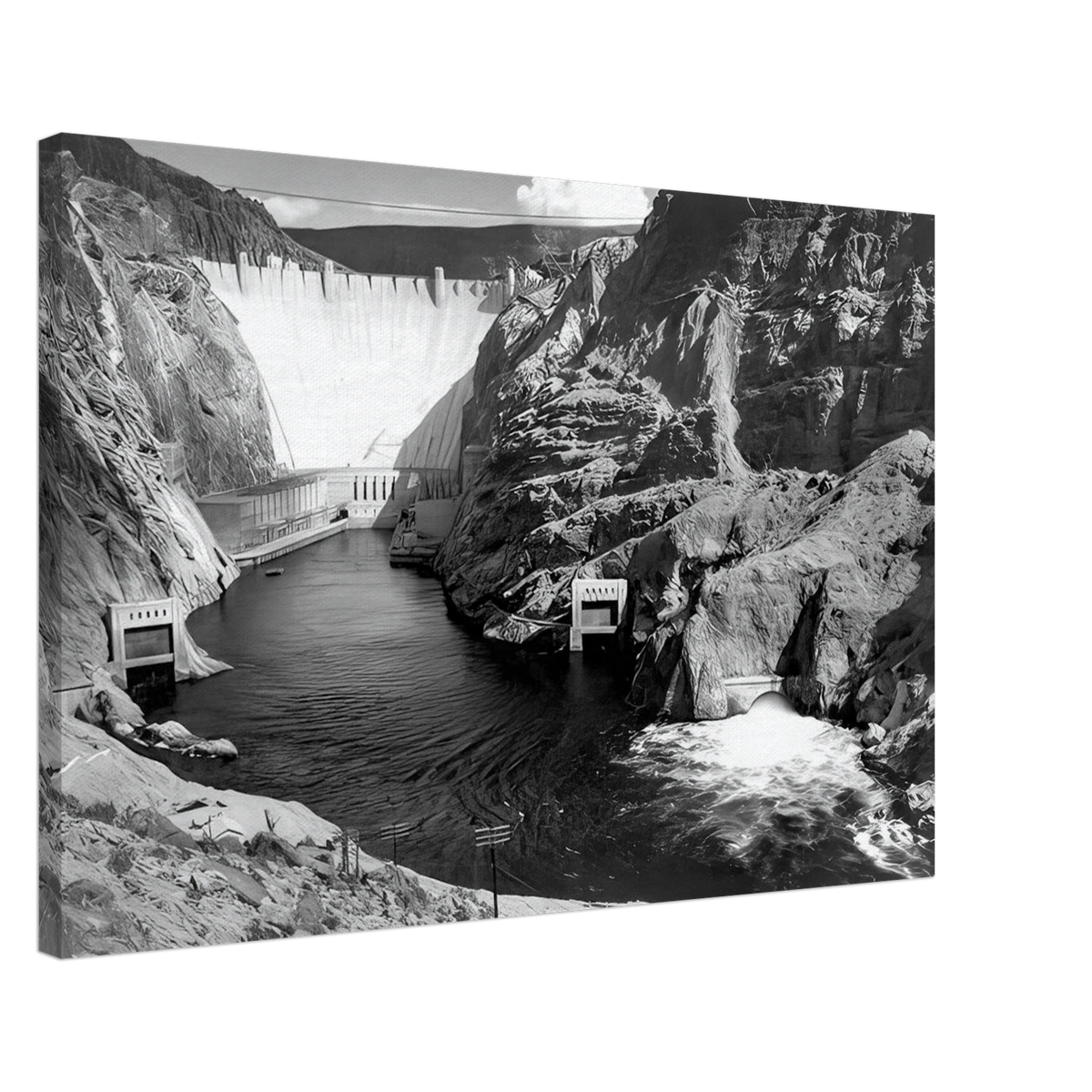 Boulder Dam Canvas | Ansel Adams Canvas | Ansel Adams Store