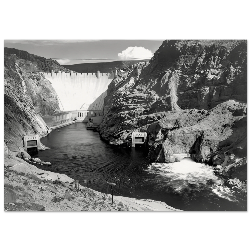 Boulder Dam Poster | Ansel Adams Poster | Ansel Adams Store