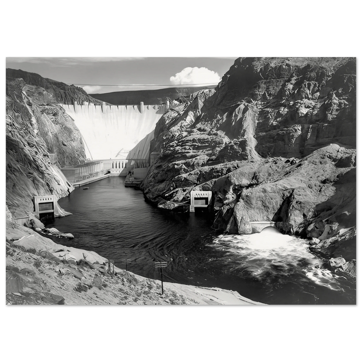Boulder Dam Poster | Ansel Adams Poster | Ansel Adams Store