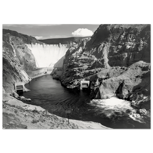 Boulder Dam Poster | Ansel Adams Poster | Ansel Adams Store
