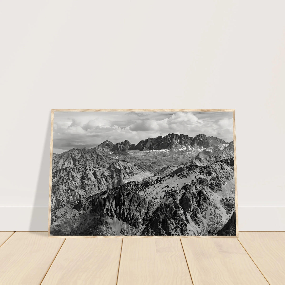 North Palisade from Windy Point Framed Poster | Ansel Adams Framed Prints Wall Art | Ansel Adams Store