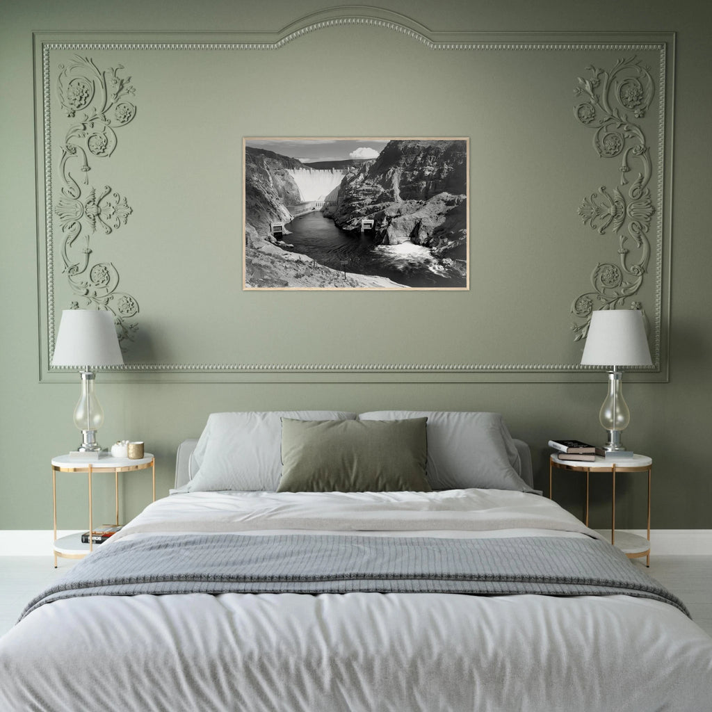 Boulder Dam Framed Poster | Ansel Adams Framed Prints Wall Art | Ansel Adams Store