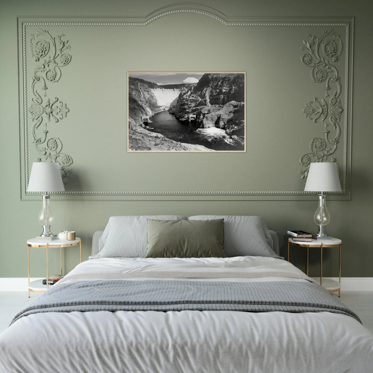 Boulder Dam Framed Poster | Ansel Adams Framed Prints Wall Art | Ansel Adams Store