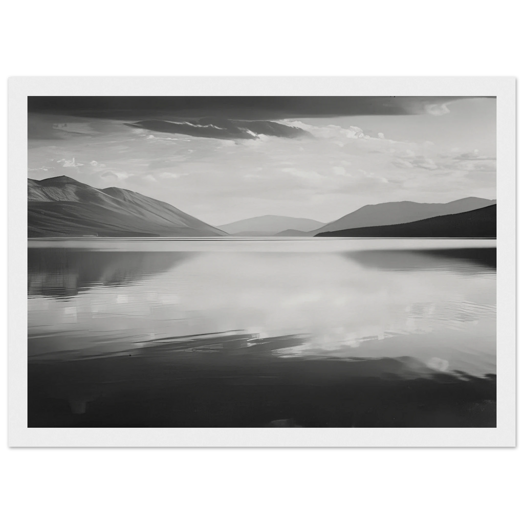 Evening, McDonald Lake, Glacier National Park Framed Poster | Ansel Adams Framed Prints Wall Art | Ansel Adams Store