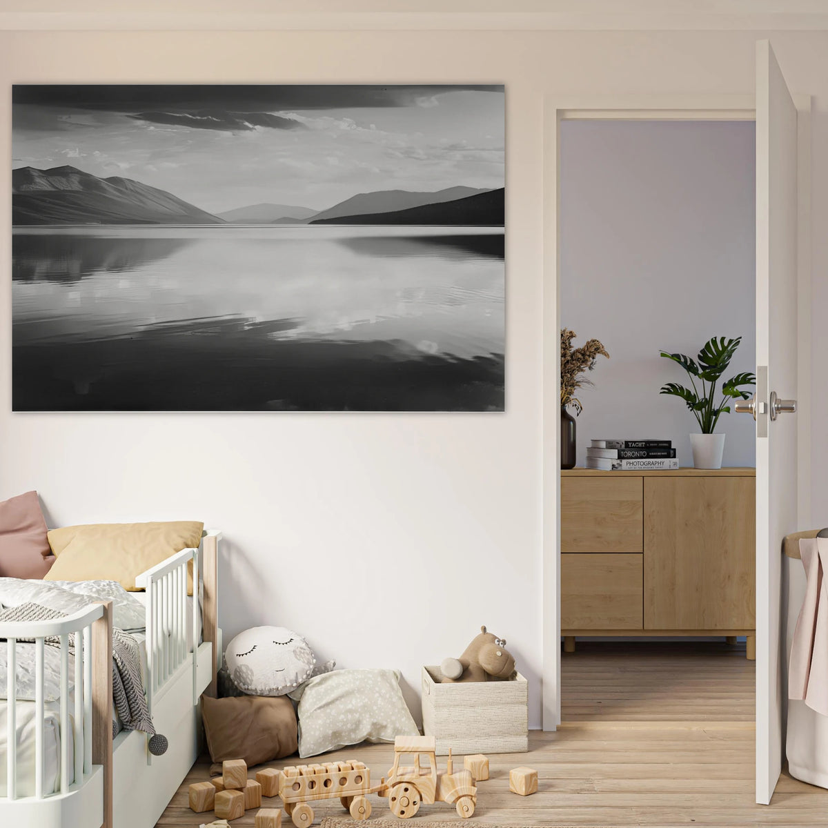 Evening, McDonald Lake, Glacier National Park Poster | Ansel Adams Poster | Ansel Adams Store