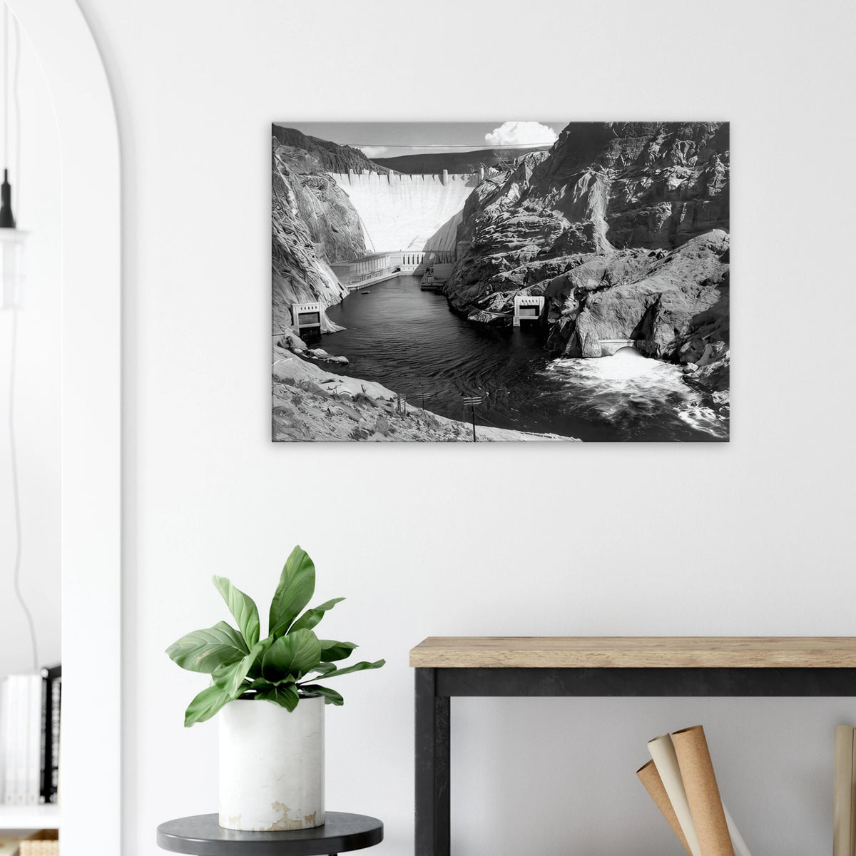 Boulder Dam Canvas | Ansel Adams Canvas | Ansel Adams Store