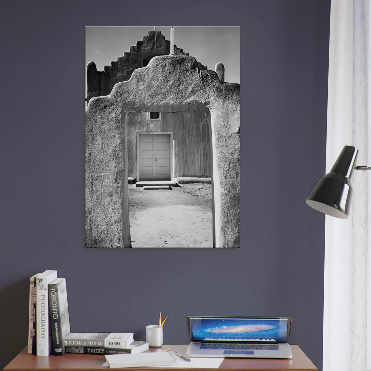 Church, Taos Pueblo Canvas | Ansel Adams Canvas | Ansel Adams Store