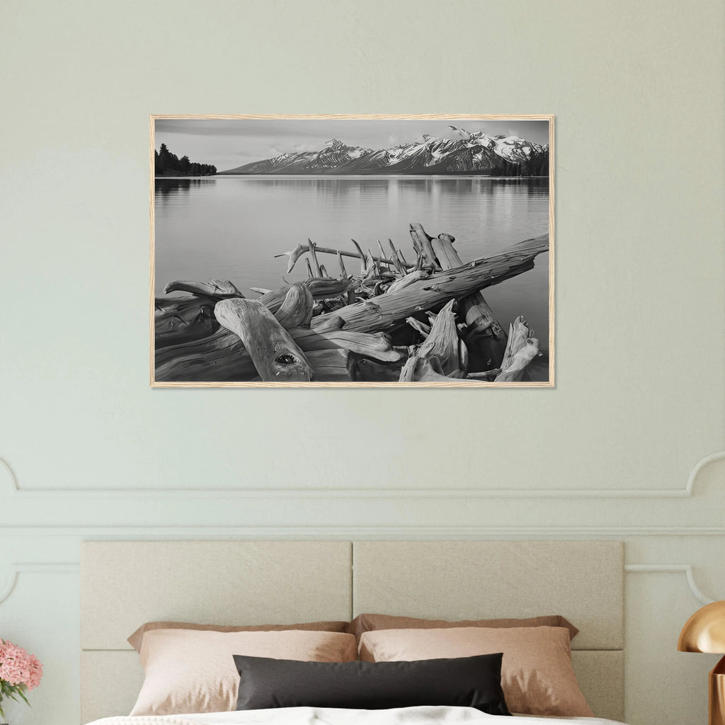 Grand Teton National Park, Wyoming Framed Poster | Ansel Adams Framed Prints Wall Art | Ansel Adams Store