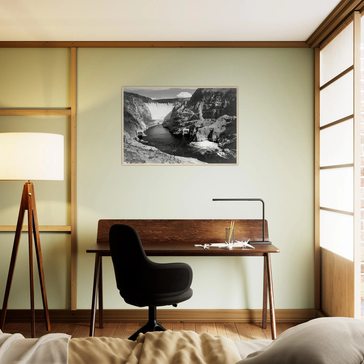 Boulder Dam Framed Poster | Ansel Adams Framed Prints Wall Art | Ansel Adams Store