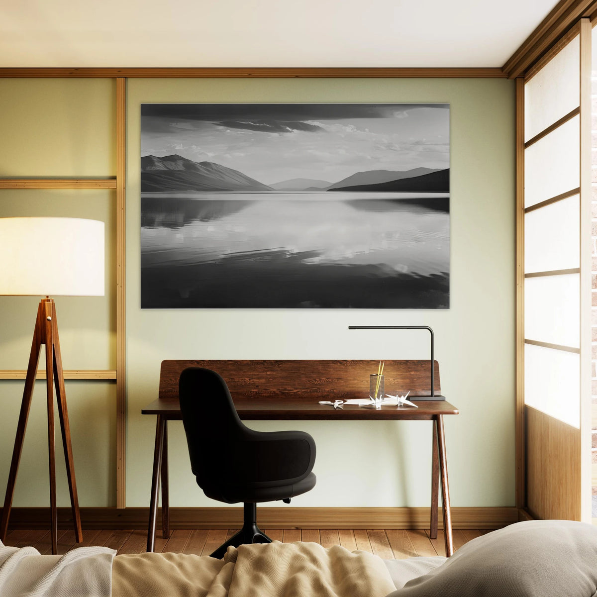 Evening, McDonald Lake, Glacier National Park Poster | Ansel Adams Poster | Ansel Adams Store
