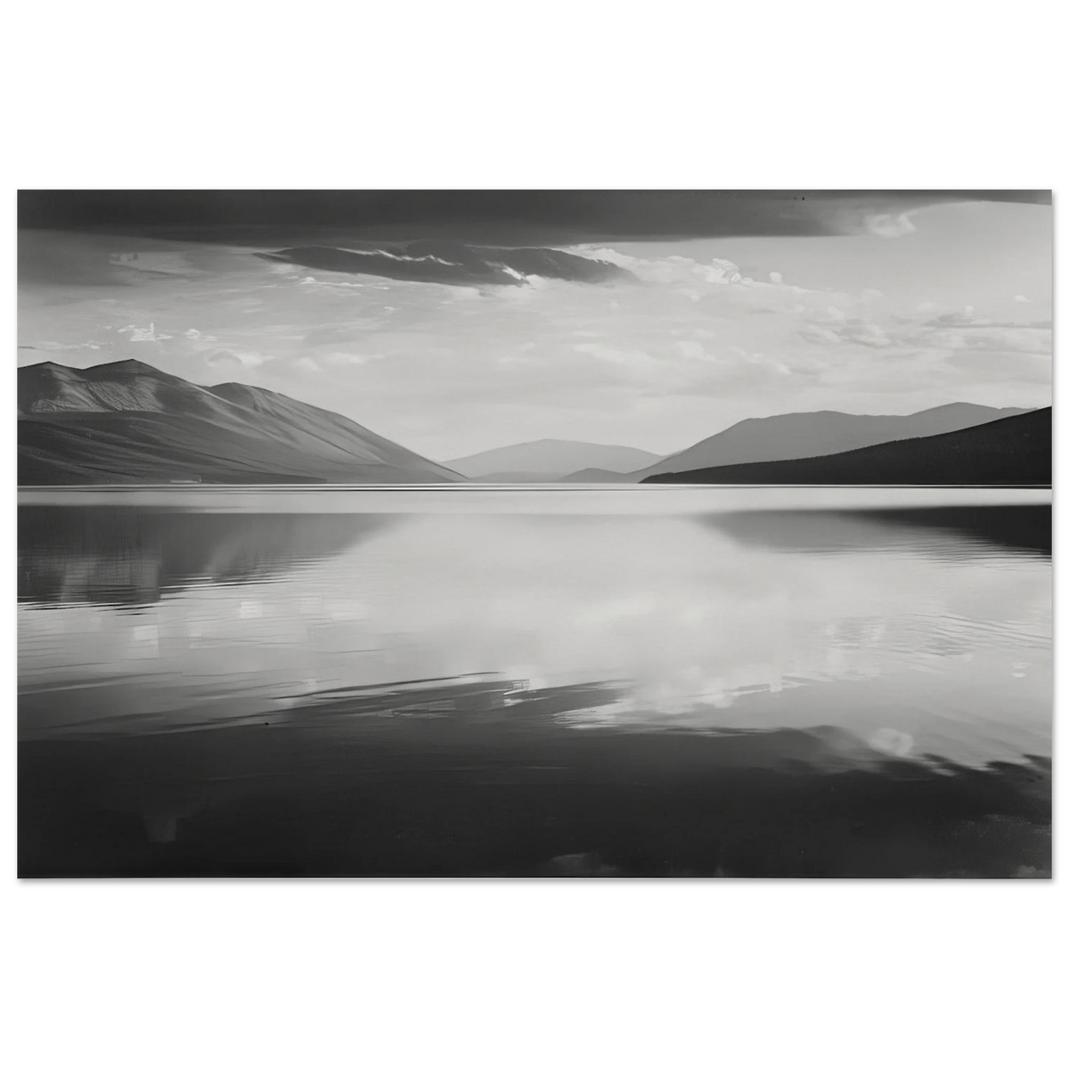 Evening, McDonald Lake, Glacier National Park Poster | Ansel Adams Poster | Ansel Adams Store