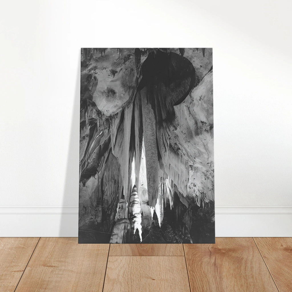 Onyx drapes in the Papoose Room, Carlsbad Caverns Canvas | Ansel Adams Canvas | Ansel Adams Store